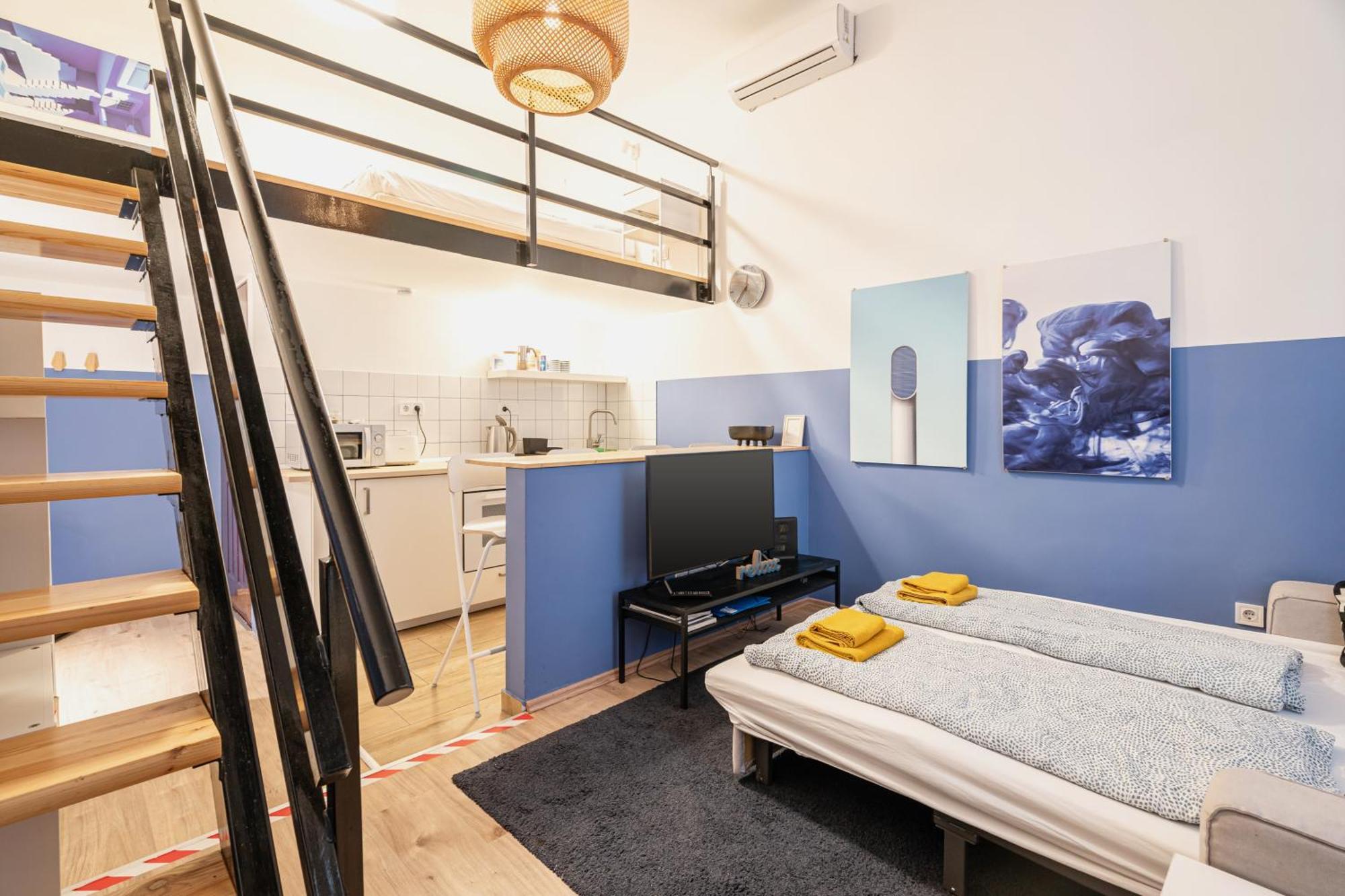 Cosy Studio In Central Party District W41 Blue Budapest Exterior photo